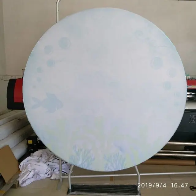 custom 200cm diameter round stand with single side print pillowcover photo booth background
custom 200cm diameter round stand with single side print pillowcover photo booth background