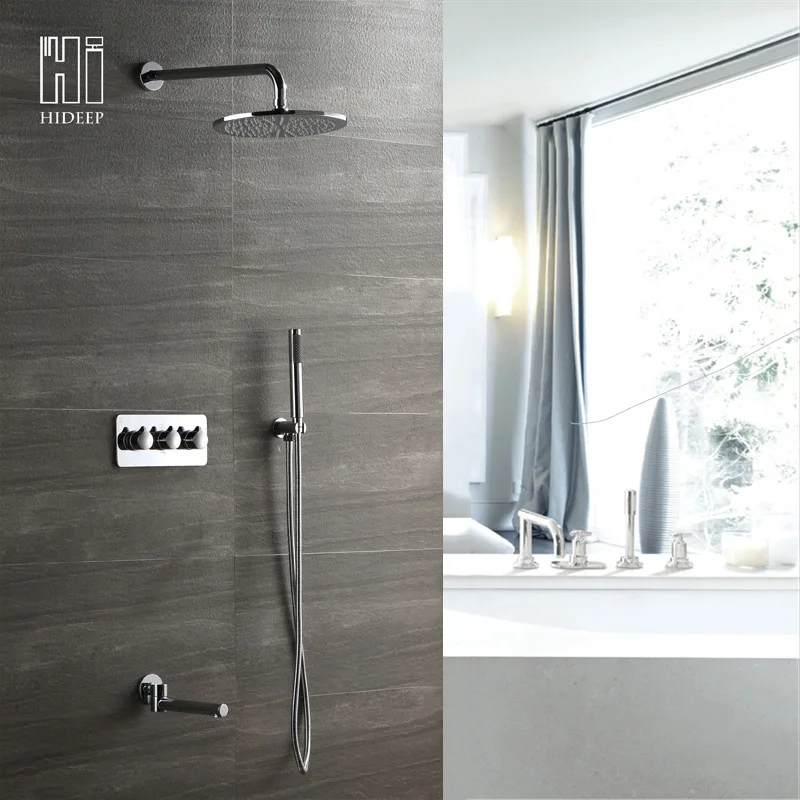 Dark Outfit Shower Shower Income Wall Type Full Copper Three Function Embedded Box 250 Dome Spray Hi05015b
Dark Outfit Shower Shower Income Wall Type Full Copper Three Function Embedded Box 250 Dome Spray Hi05015b