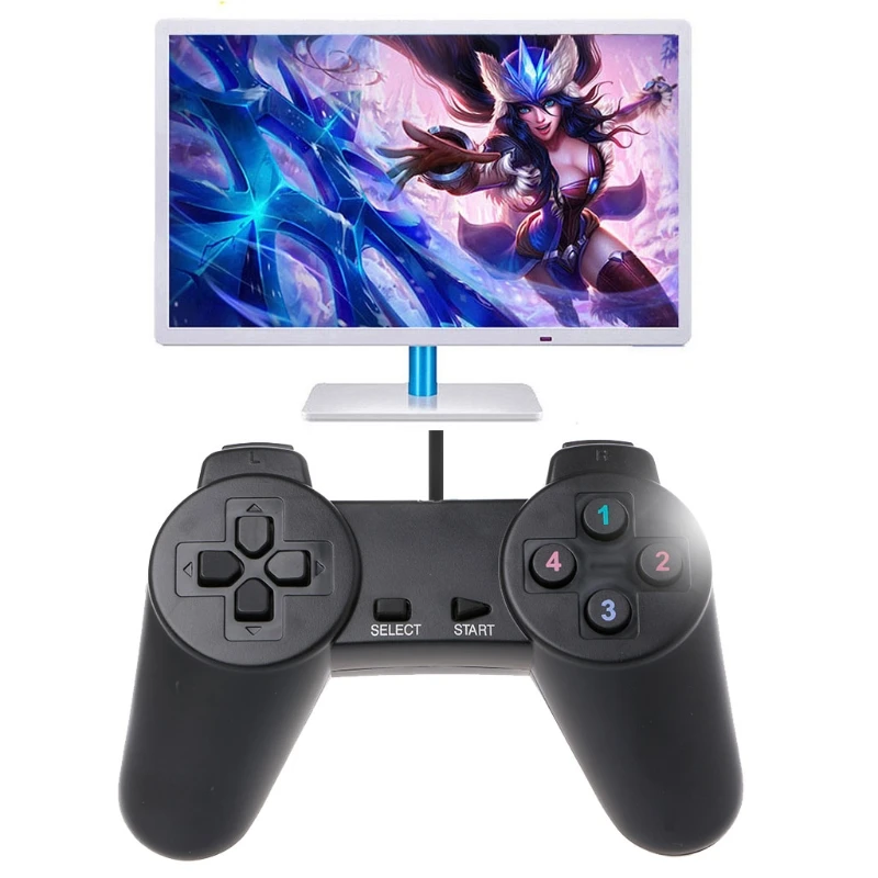 1 PC USB 2.0 Gamepad Gaming Joystick Wired Game Controller For Laptop Computer PC
1 PC USB 2.0 Gamepad Gaming Joystick Wired Game Controller For Laptop Computer PC