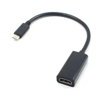 USB TYPE C to HDMI Adapter USB 3.1 to Adapter Male to Female Converter Adaptor For MacBook2016/Huawei Matebook/Smasung S8
USB TYPE C to HDMI Adapter USB 3.1 to Adapter Male to Female Converter Adaptor For MacBook2016/Huawei Matebook/Smasung S8