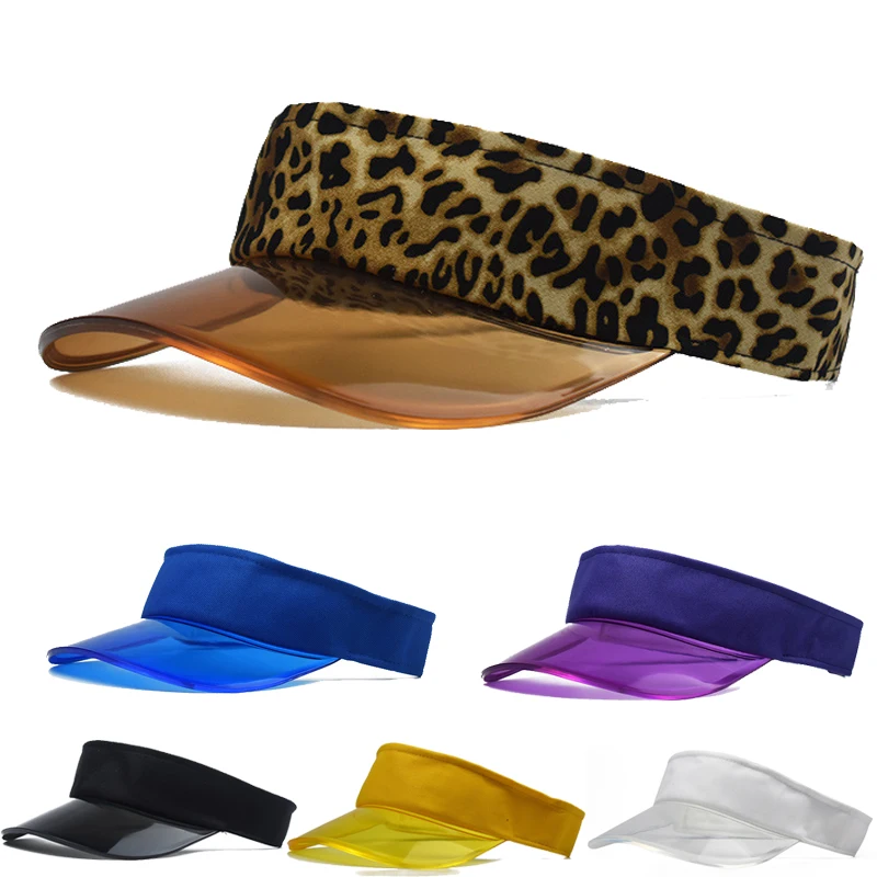 Visor Cap Women Men Summer Sun Beach Hat Leopard UV Plastic Outdoor Accessory For Ladies
Visor Cap Women Men Summer Sun Beach Hat Leopard UV Plastic Outdoor Accessory For Ladies