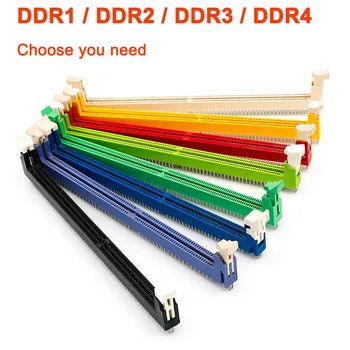2pcs Desktop PC Motherboard DDR1 / DDR2 / DDR3 / DDR4 Memory Slots Repair Soldering Latch Replacement Board
2pcs Desktop PC Motherboard DDR1 / DDR2 / DDR3 / DDR4 Memory Slots Repair Soldering Latch Replacement Board