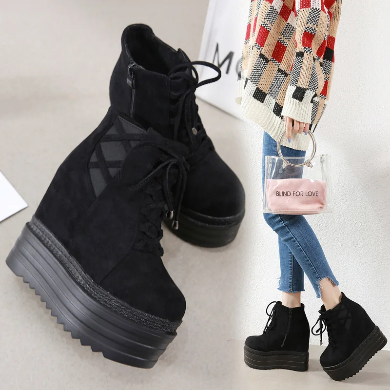 Bootee Woman 2019 Women's Ankle Boots Winter Shoes Round Toe Clogs Platform Booties Ladies Lace Up Zipper Low Rock Autumn High
Bootee Woman 2019 Women's Ankle Boots Winter Shoes Round Toe Clogs Platform Booties Ladies Lace Up Zipper Low Rock Autumn High