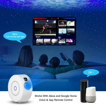 Tuya Smart Star Projector WiFi Laser Starry Sky Projector Waving Night Light Led Colorful APP Wireless Control Alexa Com
Tuya Smart Star Projector WiFi Laser Starry Sky Projector Waving Night Light Led Colorful APP Wireless Control Alexa Com
