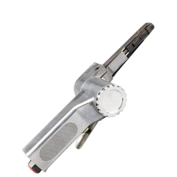 Air Belt Sander 15000 Rpm Pneumatic Belt Sander Machine 1/4 Air Belt Sander for Air Compressor Sanding Pneumatic Tool