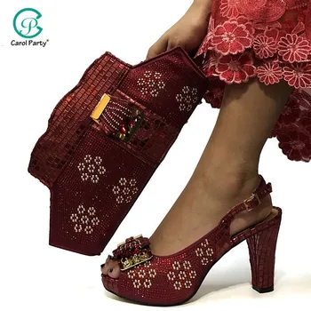 New Arrival Wine Color Italian design Shoes with Matching Bags Nigerian Shoes and Matching Bags Women Wedding Shoes and Bag
New Arrival Wine Color Italian design Shoes with Matching Bags Nigerian Shoes and Matching Bags Women Wedding Shoes and Bag