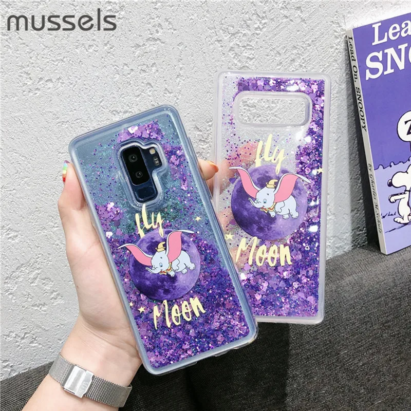 MUSSLES Dumbo Cartoon Phone Case Cover For Samsung Galaxy S10 S8 S9 Plus Note 8 9 Case Glitter Dynamic Liquid Heart Sequin Case
MUSSLES Dumbo Cartoon Phone Case Cover For Samsung Galaxy S10 S8 S9 Plus Note 8 9 Case Glitter Dynamic Liquid Heart Sequin Case