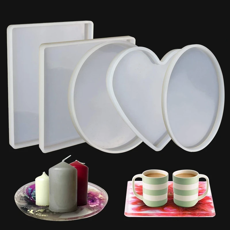 Large Resin Silicone Molds Shiny Epoxy Resin Molds Including Round, Square, Rectangle, Heart, Oval Shape Casting Molds, Diy Si
Large Resin Silicone Molds Shiny Epoxy Resin Molds Including Round, Square, Rectangle, Heart, Oval Shape Casting Molds, Diy Si