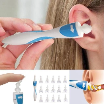 2PCS Spiral Ear Cleaner Earwax Ear Wax Remover Removal Tool Kit with 32PCS Soft Silicone Replacement Heads for Kids Adults
2PCS Spiral Ear Cleaner Earwax Ear Wax Remover Removal Tool Kit with 32PCS Soft Silicone Replacement Heads for Kids Adults