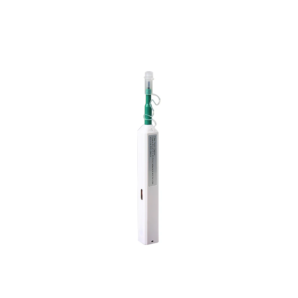 High Quality for LC/SC/FC/ST Fiber Optic Cleaner Connector One Click Tool 1.25mm/2.5mm Cleaning Pen 800+ Cleans
High Quality for LC/SC/FC/ST Fiber Optic Cleaner Connector One Click Tool 1.25mm/2.5mm Cleaning Pen 800+ Cleans