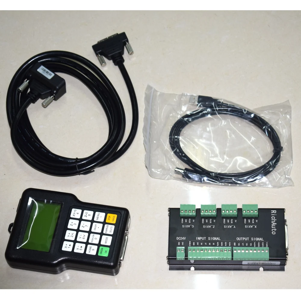 CNC controller A11S A11E 3 axis Controller remote For CNC Router HYCNC DSP Controller RichAuto DSP A11
CNC controller A11S A11E 3 axis Controller remote For CNC Router HYCNC DSP Controller RichAuto DSP A11