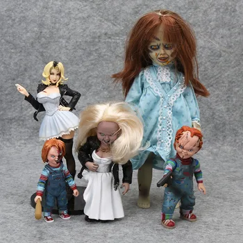 10-30cm NECA GOOD GUYS CHUCKY Horror Child's Play Tiffany Bride of Chucky Figure PVC Action Figure Collectible Model Toy
10-30cm NECA GOOD GUYS CHUCKY Horror Child's Play Tiffany Bride of Chucky Figure PVC Action Figure Collectible Model Toy