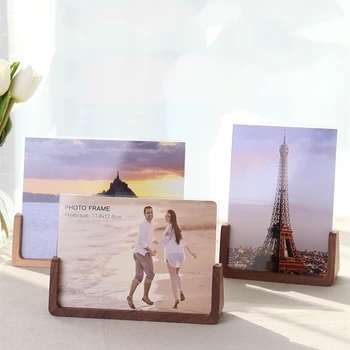 U-shaped Solid Wood Photo Frame Acrylic Log Color Living Room Table Setting European Style Creative Wedding Photo Picture Frame
U-shaped Solid Wood Photo Frame Acrylic Log Color Living Room Table Setting European Style Creative Wedding Photo Picture Frame