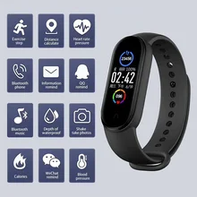IP67 Waterproof M5 Smart Band Fitness Tracker Smart Watch Bracelet Heart Rate Blood Pressure Pedometers with Bluetooth Function
IP67 Waterproof M5 Smart Band Fitness Tracker Smart Watch Bracelet Heart Rate Blood Pressure Pedometers with Bluetooth Function
