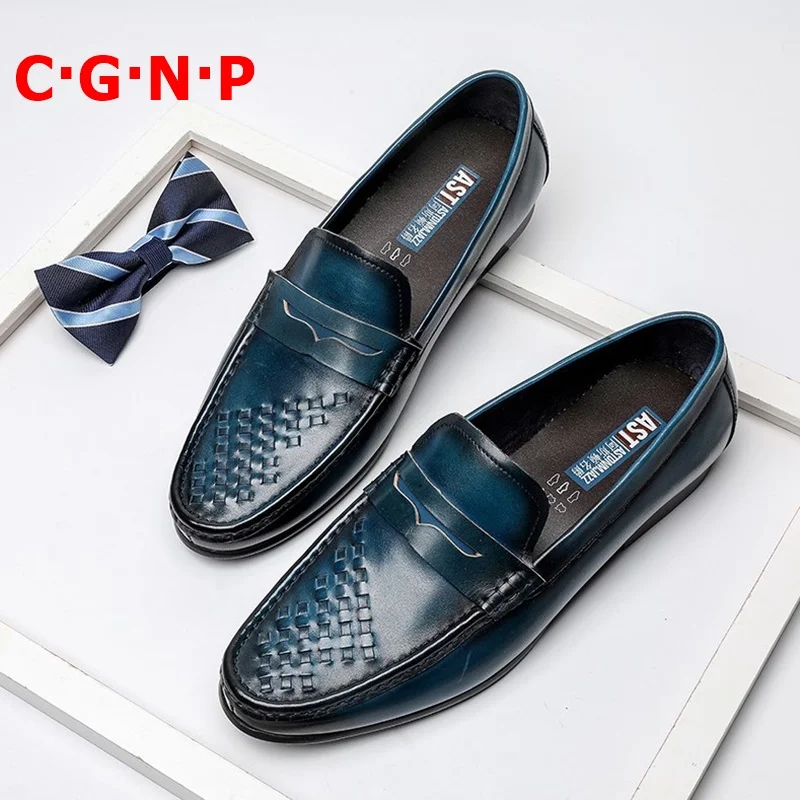 C·G·N·P Top Cow Leather Men Loafers Soft Genuine Leather Penny Loafers Men Mocasines Hombre Dress Shoes Blue Mens Driving Shoes
C·G·N·P Top Cow Leather Men Loafers Soft Genuine Leather Penny Loafers Men Mocasines Hombre Dress Shoes Blue Mens Driving Shoes