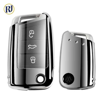Soft TPU Car Remote Key Case Full Cover Fob For Volkswagen VW Golf 7 mk7 Seat Ibiza Leon FR 2 Altea Aztec For Skoda Octavia A7 
Soft TPU Car Remote Key Case Full Cover Fob For Volkswagen VW Golf 7 mk7 Seat Ibiza Leon FR 2 Altea Aztec For Skoda Octavia A7