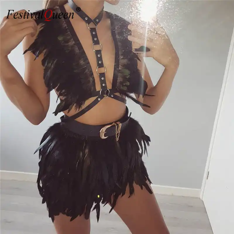 rave two piece outfit