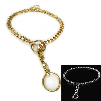 Stainless Steel Dog Chain Metal Training Pet Jewelry Accesoories Gold Silver Slip Choke Dogs Collar for Large Dogs Pitbull Gift
Stainless Steel Dog Chain Metal Training Pet Jewelry Accesoories Gold Silver Slip Choke Dogs Collar for Large Dogs Pitbull Gift