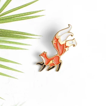 Little Fox Enamel Pins Cartoon Big Tail Fox Brooch Clothes Backpack Lapel Pins Buckle Custom Animal Badge Gift for Friends
Little Fox Enamel Pins Cartoon Big Tail Fox Brooch Clothes Backpack Lapel Pins Buckle Custom Animal Badge Gift for Friends