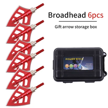 Expandable Blades 6pcs Broadhead with Arrow box Broadheads Chopper for compound bow recursion bow and Crossbow Hunting
Expandable Blades 6pcs Broadhead with Arrow box Broadheads Chopper for compound bow recursion bow and Crossbow Hunting