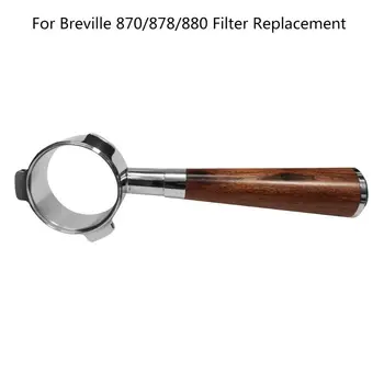 54mm Coffee Bottomless Portafilter For Breville 870/878/880 Filter Replacement 27RE
54mm Coffee Bottomless Portafilter For Breville 870/878/880 Filter Replacement 27RE