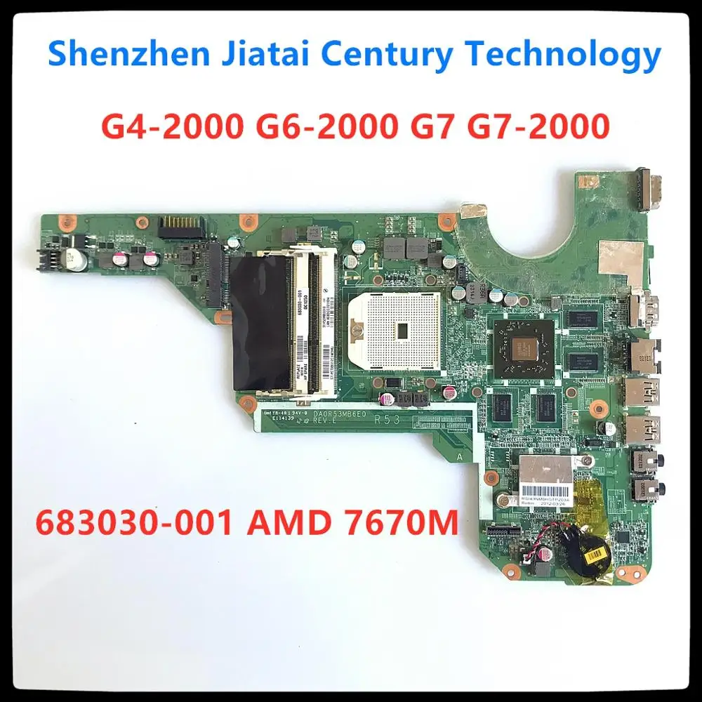 683030-001 Motherboard For Hp G4 G6 G4-2000 G6-2000 G7 G7-2000 main board 683030-501 DA0R53MB6E0 DA0R53MB6E1 7670M full test ok
683030-001 Motherboard For Hp G4 G6 G4-2000 G6-2000 G7 G7-2000 main board 683030-501 DA0R53MB6E0 DA0R53MB6E1 7670M full test ok