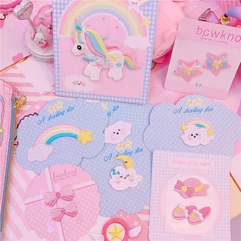 Lovely Rainbow Unicorn Bow Iron on Cartoon Pattern Clothing Patches Badges Embroidery Sequins Apparel Garment Bags DIY
Lovely Rainbow Unicorn Bow Iron on Cartoon Pattern Clothing Patches Badges Embroidery Sequins Apparel Garment Bags DIY