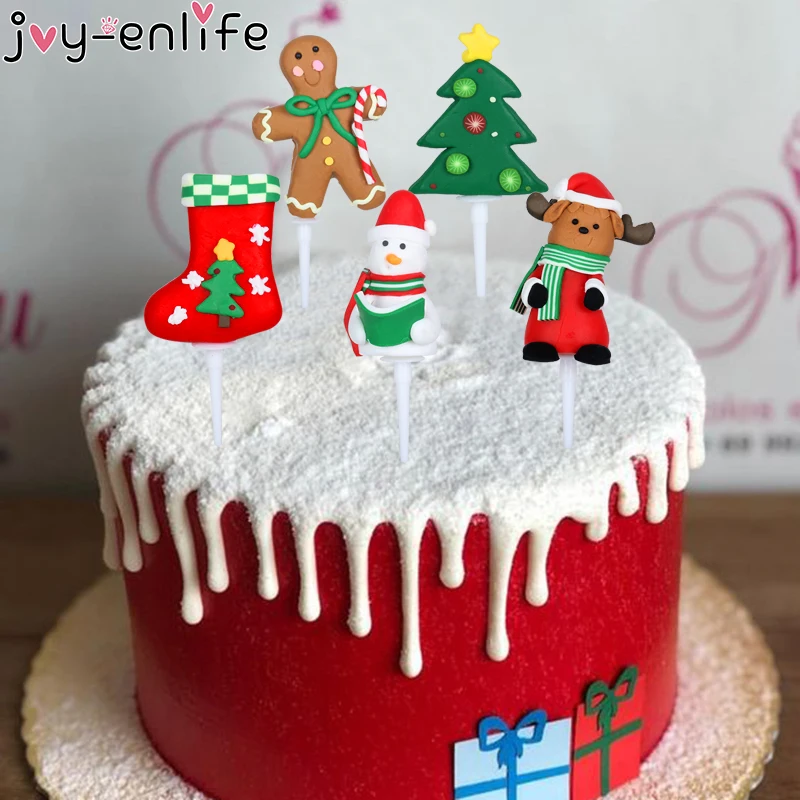 Joy-Enlife 1Pc 9 Different Styles Christmas Cake Flags Cute Little Man Christmas Sock Christmas Tree Christmas Cake Decoration
Joy-Enlife 1Pc 9 Different Styles Christmas Cake Flags Cute Little Man Christmas Sock Christmas Tree Christmas Cake Decoration