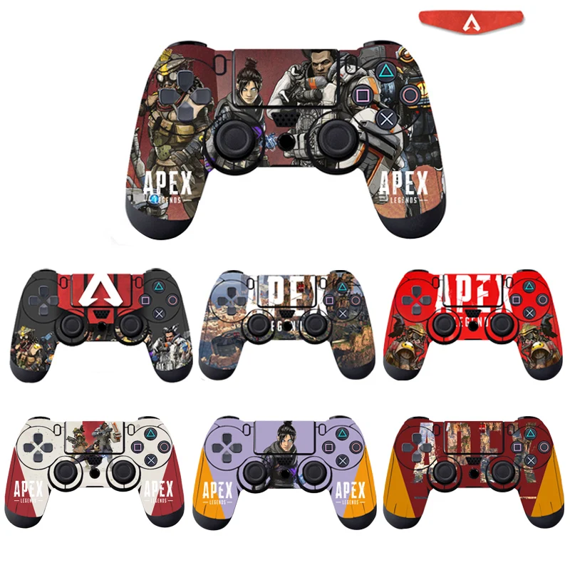 Vinyl Decal Sticker For PlayStation 4 PS4 Controller For Apex Legends Gamepad Sticker with Led Light Bar Sticker For PS4 Slim
Vinyl Decal Sticker For PlayStation 4 PS4 Controller For Apex Legends Gamepad Sticker with Led Light Bar Sticker For PS4 Slim