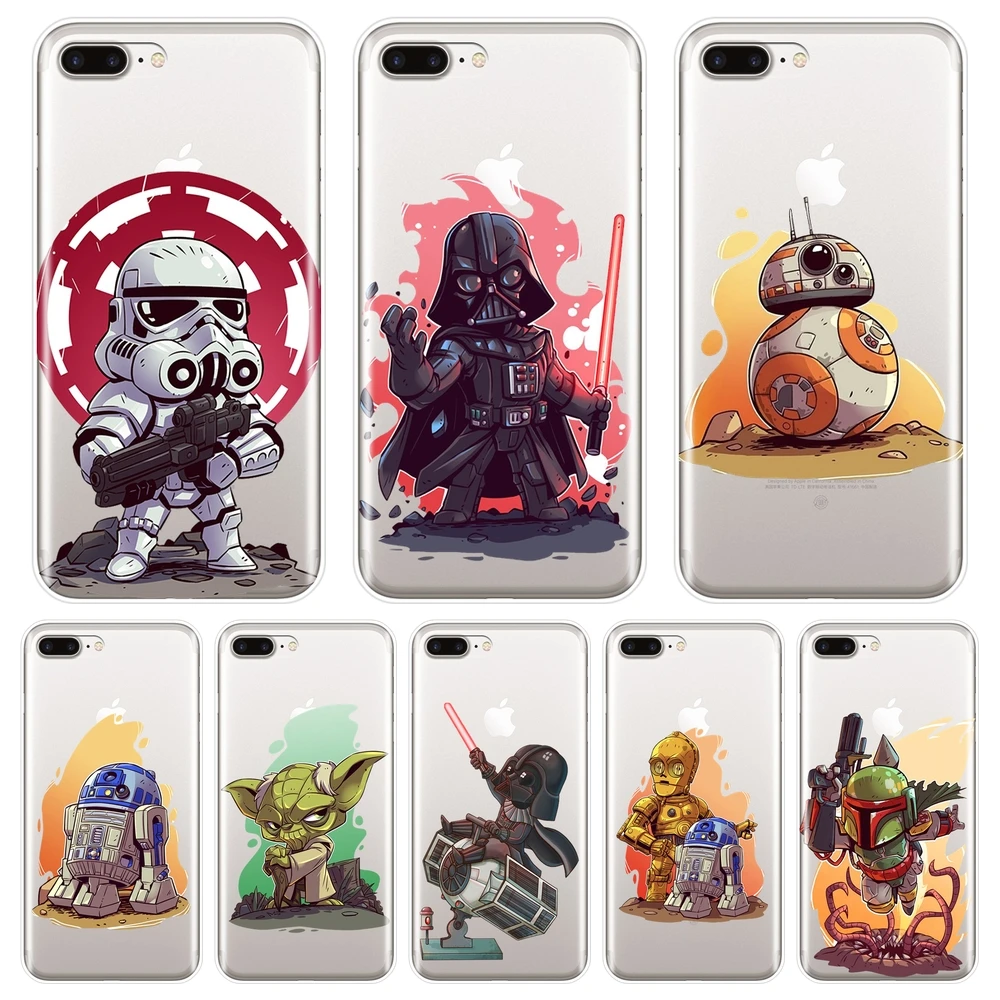 Back Cover For iPhone 6 S 6S 7 8 X XR XS Max Star Wars Darth Vader BB8 Cool Soft Phone Case Silicone For iPhone 6 S 6S 7 8 Plus
Back Cover For iPhone 6 S 6S 7 8 X XR XS Max Star Wars Darth Vader BB8 Cool Soft Phone Case Silicone For iPhone 6 S 6S 7 8 Plus