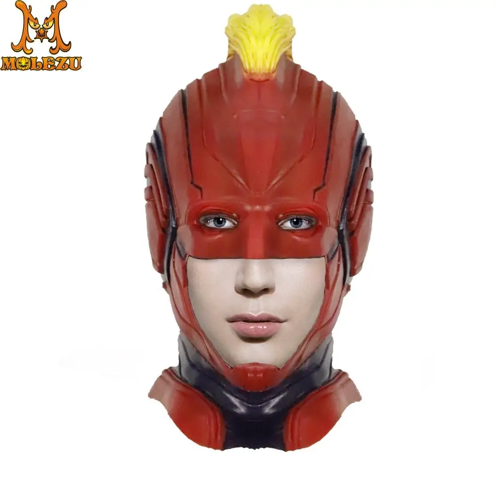 Molezu Captain Helmet Cosplay Mask Carol Danvers Super Hero Halloween Masks Costume Party Props
Molezu Captain Helmet Cosplay Mask Carol Danvers Super Hero Halloween Masks Costume Party Props