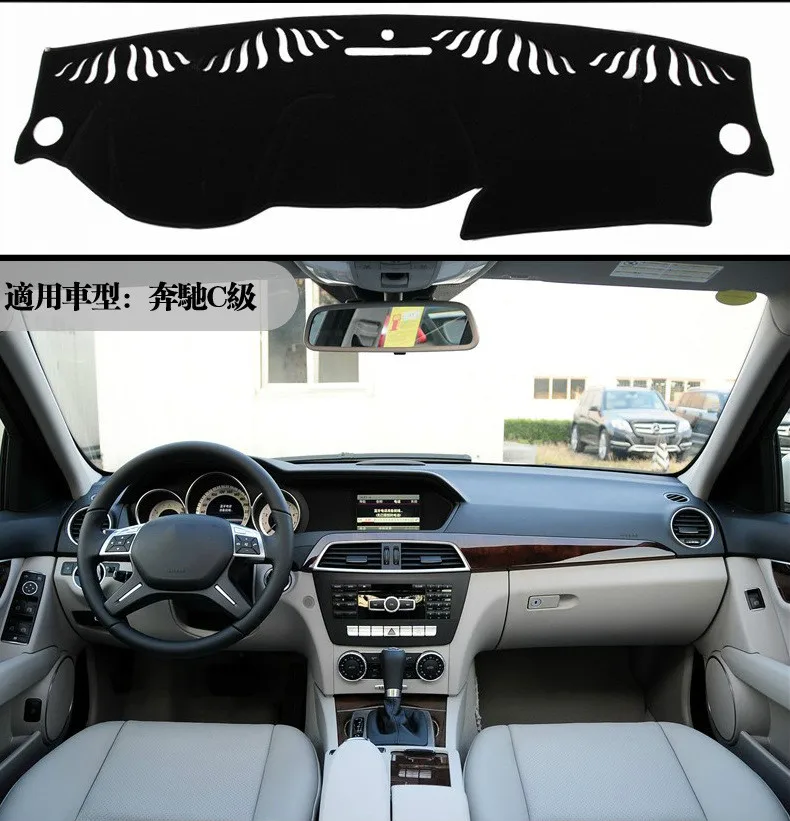 Car Inner Auto Dashboard Cover Dashmat Pad Carpet Sun Shade Dash Board Cover Fit for Mercedes Benz C Class 2011-2013
Car Inner Auto Dashboard Cover Dashmat Pad Carpet Sun Shade Dash Board Cover Fit for Mercedes Benz C Class 2011-2013