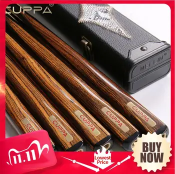Cuppa Handmade One Piece Handmade Cuppa Snooker Cues Case Set 9.8mm with Extension Black 8 Professional Billiard Kit 2019
Cuppa Handmade One Piece Handmade Cuppa Snooker Cues Case Set 9.8mm with Extension Black 8 Professional Billiard Kit 2019
