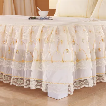 35Home textile bed skirt set 180*200cm bed sheet set queen king Korean style lace gray mattress cover pillowcase solid bedding
35Home textile bed skirt set 180*200cm bed sheet set queen king Korean style lace gray mattress cover pillowcase solid bedding