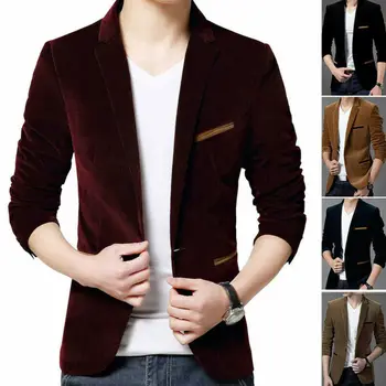 US STOCK Men's Casual Velvet Hot Men's Formal Suit Blazer Coat Business Casual One Button Slim Fit Jacket Tops Coats Men 3XL
US STOCK Men's Casual Velvet Hot Men's Formal Suit Blazer Coat Business Casual One Button Slim Fit Jacket Tops Coats Men 3XL