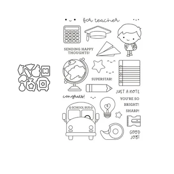 Stationery Shaped Metal Cutting Dies and Clear Stamps Stencils for DIY Scrapbooking Album Stamp Paper Card Embossing
Stationery Shaped Metal Cutting Dies and Clear Stamps Stencils for DIY Scrapbooking Album Stamp Paper Card Embossing