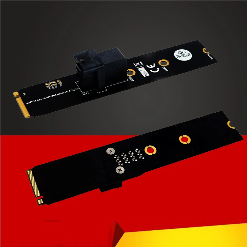 Карта Riser M.2, модуль MiniSAS HD SFF-8643 36Pin, разъем для NGFF M.2 Key M, адаптер, Поддержка Intel 750 2,5 "U2 SFF-8639 NVMe SSD
Карта Riser M.2, модуль MiniSAS HD SFF-8643 36Pin, разъем для NGFF M.2 Key M, адаптер, Поддержка Intel 750 2,5 "U2 SFF-8639 NVMe SSD