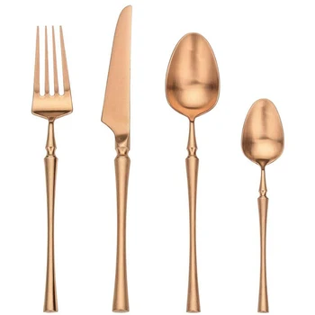 4-Piece Cutlery Set 304 Stainless Steel Flatware New Design Include Fork Knife Spoon Set
4-Piece Cutlery Set 304 Stainless Steel Flatware New Design Include Fork Knife Spoon Set