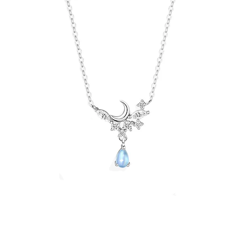 Moon Stone Necklace Female Clavicle Star Pendant INS Niche Design S925 Sterling Silver Fashion ElegantLuxury Goods For Woman 20
Moon Stone Necklace Female Clavicle Star Pendant INS Niche Design S925 Sterling Silver Fashion ElegantLuxury Goods For Woman 20