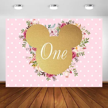 Cartoon Photography Backdrops Pink Minnie Mouse Birthday Party Backdrop Decor Customize Photo Booth Background
Cartoon Photography Backdrops Pink Minnie Mouse Birthday Party Backdrop Decor Customize Photo Booth Background