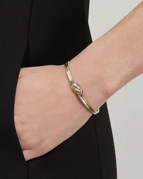 Timeless Wonder Brass 2 Tone Knot Bangle Bracelet Women Jewelry Punk Statement Gothic Boho Designer Ins Stackable Cuff Top 6522
Timeless Wonder Brass 2 Tone Knot Bangle Bracelet Women Jewelry Punk Statement Gothic Boho Designer Ins Stackable Cuff Top 6522