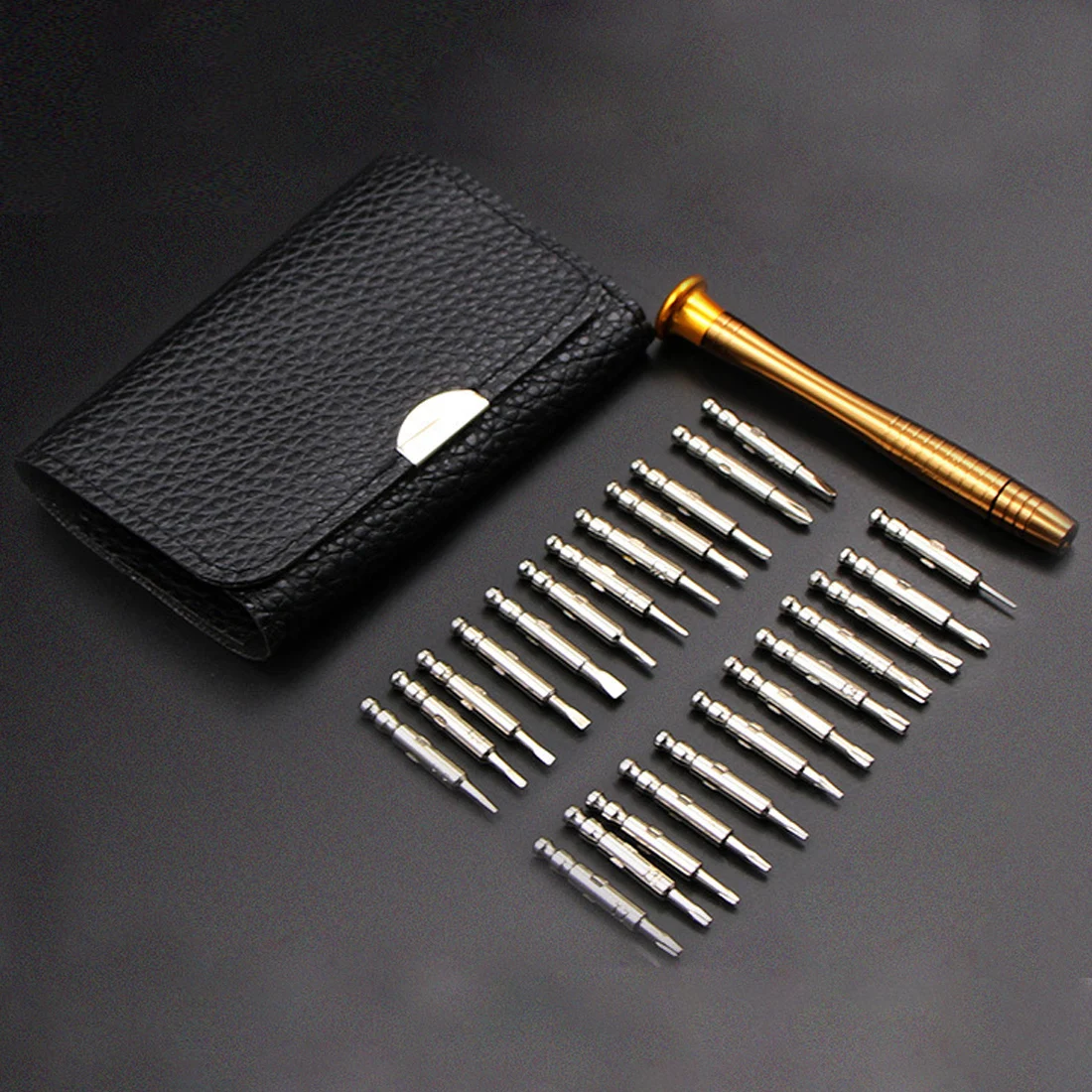 Multifunctional Screwdriver Set 25in1 Opening Repair Hand Tool Precision Screwdrivers w Holster for Cellphone Computer Tablet PC
Multifunctional Screwdriver Set 25in1 Opening Repair Hand Tool Precision Screwdrivers w Holster for Cellphone Computer Tablet PC