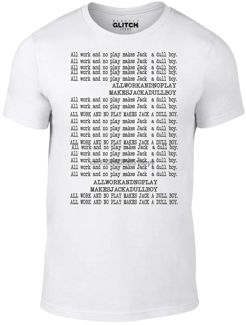 Men All Work and No Play T-Shirt - Inspired By The Shining Stephen King Cheap Sale 100 % Cotton T Shirts for Boys
Men All Work and No Play T-Shirt - Inspired By The Shining Stephen King Cheap Sale 100 % Cotton T Shirts for Boys