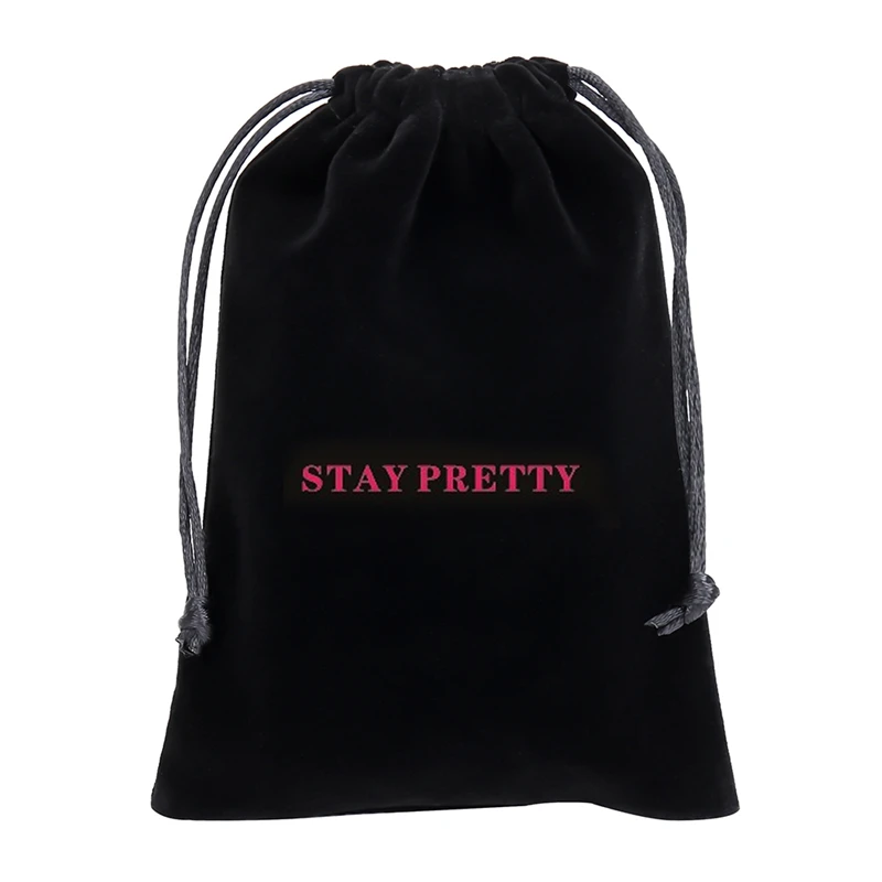 New Black Drawstring Flannel Bag Black Velvet Bag Pouch Drawstring Velvet Pouches Gift Bag Wholesale Jewelry Accessories
New Black Drawstring Flannel Bag Black Velvet Bag Pouch Drawstring Velvet Pouches Gift Bag Wholesale Jewelry Accessories