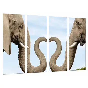 Original Animal Elephants Couple, Corazon Tubal photo print on wood, modern picture decorative 26877 
Original Animal Elephants Couple, Corazon Tubal photo print on wood, modern picture decorative 26877