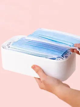 Portable Mask Storage Box Plastic Dustproof Moisture Proof Mask Case Disposable Face Masks Container Holder For Students Workers 
Portable Mask Storage Box Plastic Dustproof Moisture Proof Mask Case Disposable Face Masks Container Holder For Students Workers