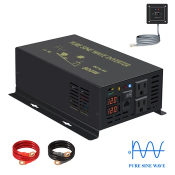 800W Off-grid System Inverter 12V 24V 36V 48V DC TO AC110V 220V 230V Off Grid Pure sine wave Inverters Wired Remote Control
800W Off-grid System Inverter 12V 24V 36V 48V DC TO AC110V 220V 230V Off Grid Pure sine wave Inverters Wired Remote Control