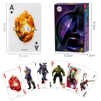 Marvel Avengers 4 Endgame Captain America Ironman Spiderman Thor Ultra Venom Wolverine Playing Cards Boy Girl Toy
Marvel Avengers 4 Endgame Captain America Ironman Spiderman Thor Ultra Venom Wolverine Playing Cards Boy Girl Toy