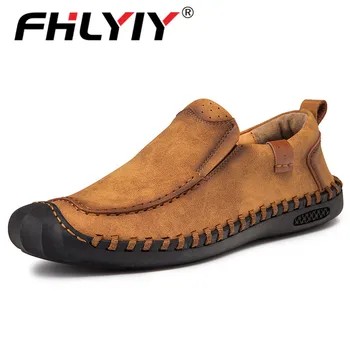 Fhlyiy Brand Autumn New Men's Casual Shoes Quality Leather Men Loafers Outdoor Comfortable Man Moccasins/flats Shoes Breathable
Fhlyiy Brand Autumn New Men's Casual Shoes Quality Leather Men Loafers Outdoor Comfortable Man Moccasins/flats Shoes Breathable