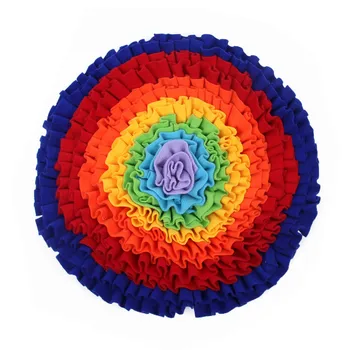 Nose Sniffing Game Pad Dispensing Foraging Dog Snuffle Mat Toy Round Slow Feeding Indoor Anti Choking Interactive Training
Nose Sniffing Game Pad Dispensing Foraging Dog Snuffle Mat Toy Round Slow Feeding Indoor Anti Choking Interactive Training